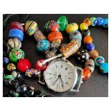 Colorful Glass & Lampwork Beads for Repair/Repurpose