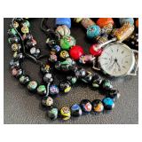 Colorful Glass & Lampwork Beads for Repair/Repurpose