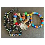 Colorful Glass & Lampwork Beads for Repair/Repurpose