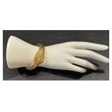 AVON Vintage Gold-Tone Buckle Bracelet