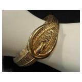 AVON Vintage Gold-Tone Buckle Bracelet