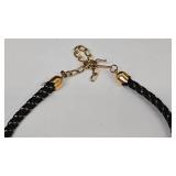 Graceful Geoponics Resin Brooch P Hempe - Hand-Painted Balsamwood Brooch - Bellows Pendant On Cord