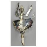 Mexican Sterling Silver Ballerina Brooch  - Hecho en Mexico