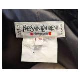 Yves Saint Laurent Rive Gauche Velvet Bow Tartan Jacket - Size 38 - Vintage