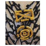 Christian Lacroix Vintage Crochet Vest - Gold-Tone Charms