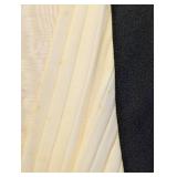 Crêpe & Silk Chiffon with Gold Buttons and Belt Skirt-Suit Karl Lagerfeld, Vintage