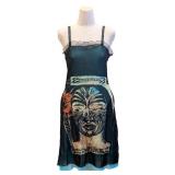Jean Paul Gaultier Vintage Dress - Graphic Mask Print