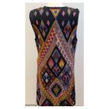 Tabask Knit Wool Sleeveless Dress - Handmade in Peru, Women