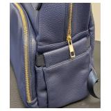 New Citi Collective Vegan Leather Backpack - Navy Blue