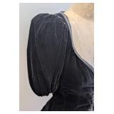 Yves Saint Laurent Velvet Lace-Up Top - Gipsy Bodice, Size 38, Made in France, 1977