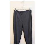 Cheap & Chic by Moschino Black Side Zip Cropped Pants - Size 12