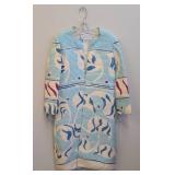 Vintage Mary McFadden Couture Silk Jacket / Vintage Mary McFadden Couture Silk Printed Duster Women