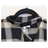 Derek Lam 10 Crosby Plaid Wool/Viscose Blouse - Size 8