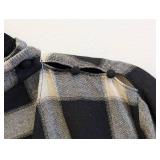 Derek Lam 10 Crosby Plaid Wool/Viscose Blouse - Size 8