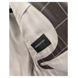 Samuelsohn Windowpane Plaid Blazer 44L - Men