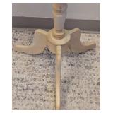 Dress Form Torso on Wooden Stand - 52 in Tall, 18 in Base Width