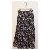 Yves Saint Laurent Vintage Floral Skirt - Size 38 - Made in France