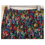 Yves Saint Laurent Vintage Floral Skirt - Size 38 - Made in France