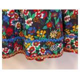 Yves Saint Laurent Vintage Floral Skirt - Size 38 - Made in France