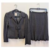 Nanette Lepore Wool-Blend Skirt Suit - Size M (Jacket & Skirt)