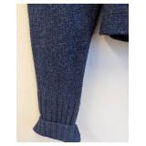 Oilily Cropped Blue Wool Sweater - Size M