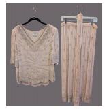 Vintage Judith Ann Creations Vintage Sequin Two-Piece Dress - Size Large