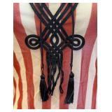 Vintage Jean Paul Gaultier Mesh Top - Striped Sheer Knit - Size M