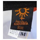 Vintage Jean Paul Gaultier Mesh Top - Striped Sheer Knit - Size M