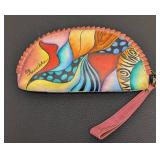 Anuschka Hand Painted Leather Clutch