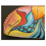 Anuschka Hand Painted Leather Clutch