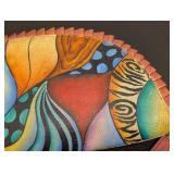 Anuschka Hand Painted Leather Clutch