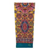 Oilily Scarf - Multicolor Paisley - 100% Acrylic