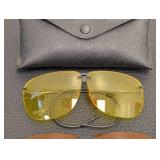 Orvis Interchangeable Lens Sunglasses with Case & Extra Lenses - Yellow, Brown, Dark