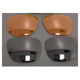 Orvis Interchangeable Lens Sunglasses with Case & Extra Lenses - Yellow, Brown, Dark