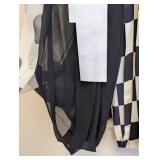 Vintage COMME des GARCONS Vintage Belted Skirt - Dot & Check Print - Size Small