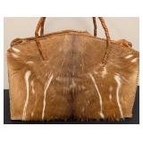 Vintage Cowhide Tote Bag