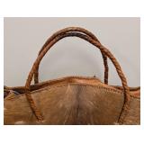 Vintage Cowhide Tote Bag