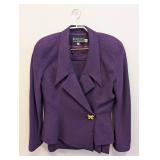 Bicci by Florine Wachter Purple Skirt Suit - Size 6