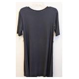 Johnny Was Calmé Dress - Black Stretch Cotton - Size S