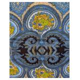 Oilily Blue Scarf - Paisley Print, 12 x 68 in