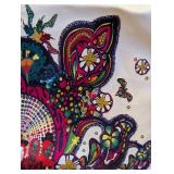 Oilily Summer of Love Tote in White Multicolor Print