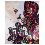 Oilily Summer of Love Tote in White Multicolor Print