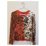 Oilily Patchwork Floral Button-Up Top - Women