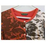 Oilily Patchwork Floral Button-Up Top - Women