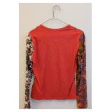 Oilily Patchwork Floral Button-Up Top - Women