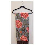 Oilily Floral Scarf - 12" x 62"