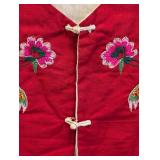 Vintage Panda & Phoenix Embroidered Vest - Chinese Style, Women