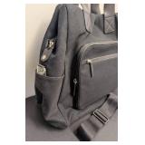 Citi Collective Canvas Bag (Large) - Black, Front Zip Pocket