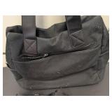 Citi Collective Canvas Bag (Large) - Black, Front Zip Pocket