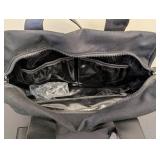 Citi Collective Canvas Bag (Large) - Black, Front Zip Pocket